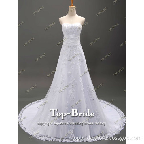 R1062 Professional Real Pictures Wholesale Beaded Bridal Wedding Dresses
